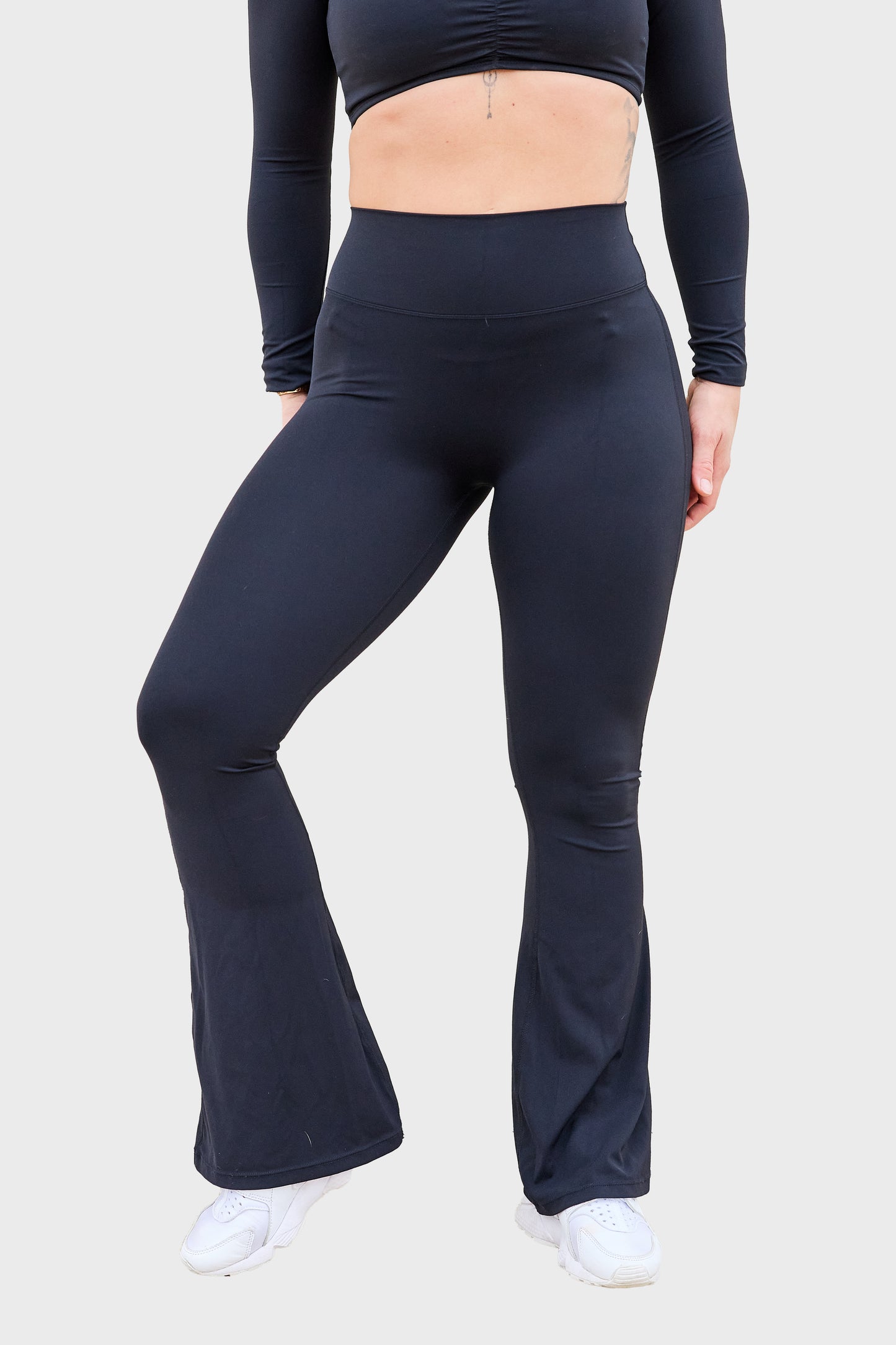 Flare scrunch leggings